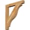 Ekena Millwork Funston Block Rough Sawn Bracket, Western Red Cedar, 4"W x 34"D x 38"H BKT04X34X38FST05RWR - alternate 1